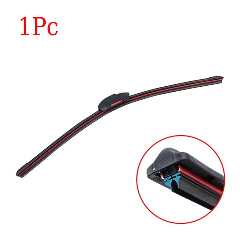 

Универсальный Двойной Резиновый Дворник Для Лобового Стекла Автомобиля, J/U-образный Очиститель Переднего Стекла