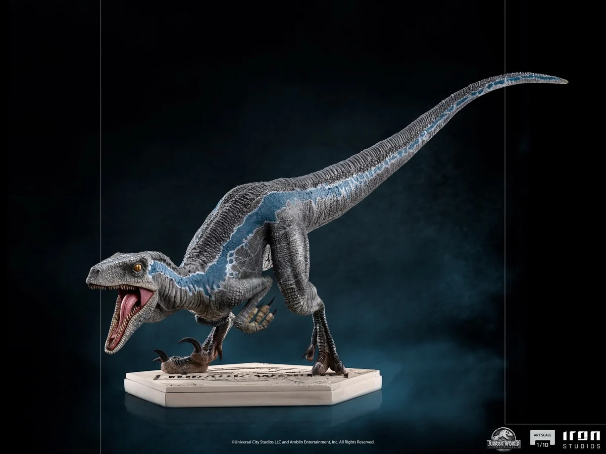 

Статуэтка динозавра Юрского периода Velociraptor Blue 1/10