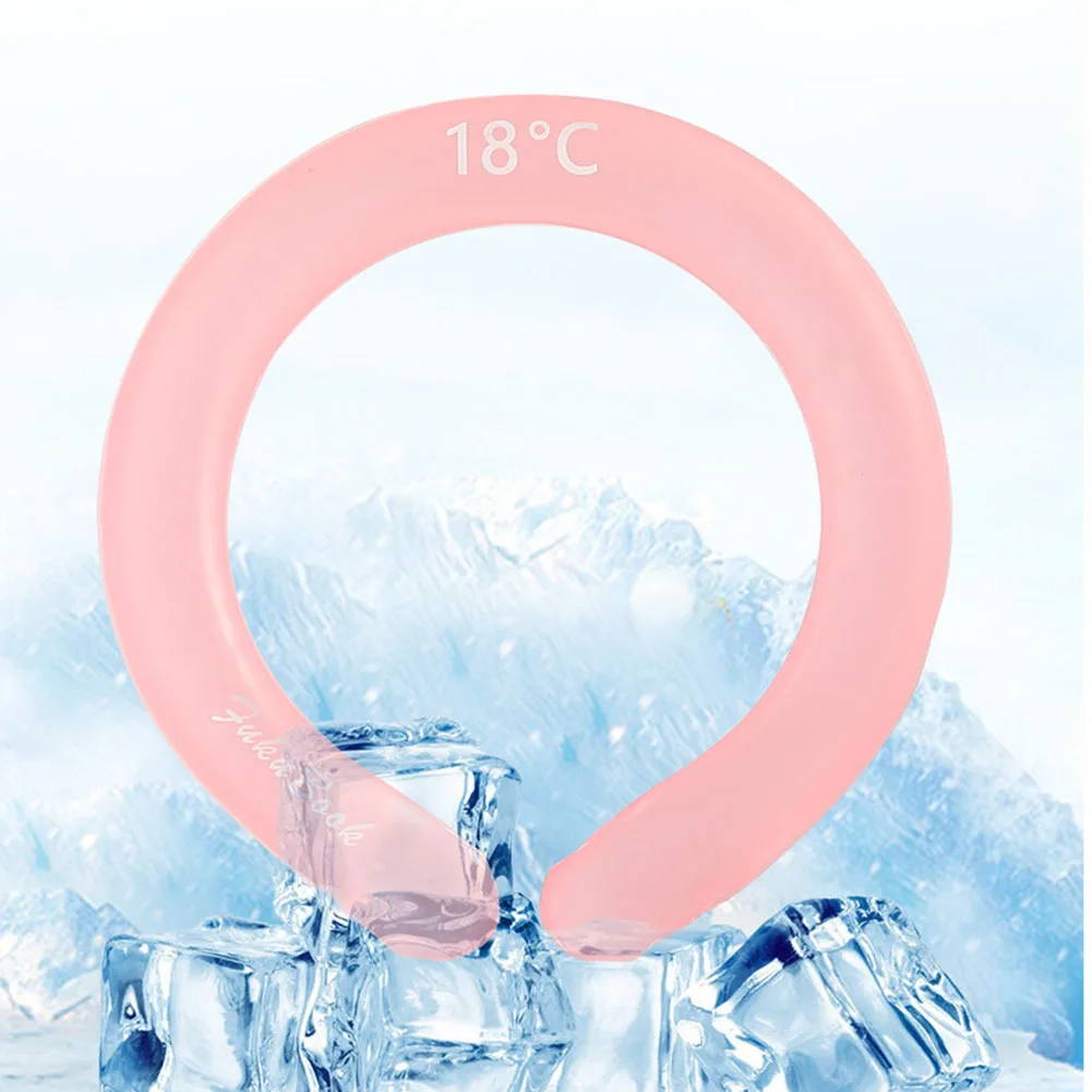 

Summer Ice Cooling Neck Tube Cool Freeze Neck Band Heatstroke Prevention Ice Cushion Outdoor Sports Running Cold Neck Collar