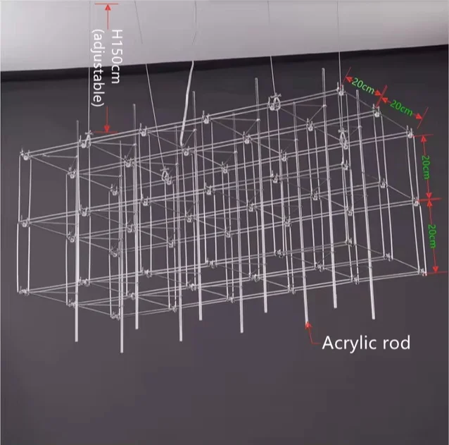 

LED люстра "Кубик Рубика" Li Xiaohui