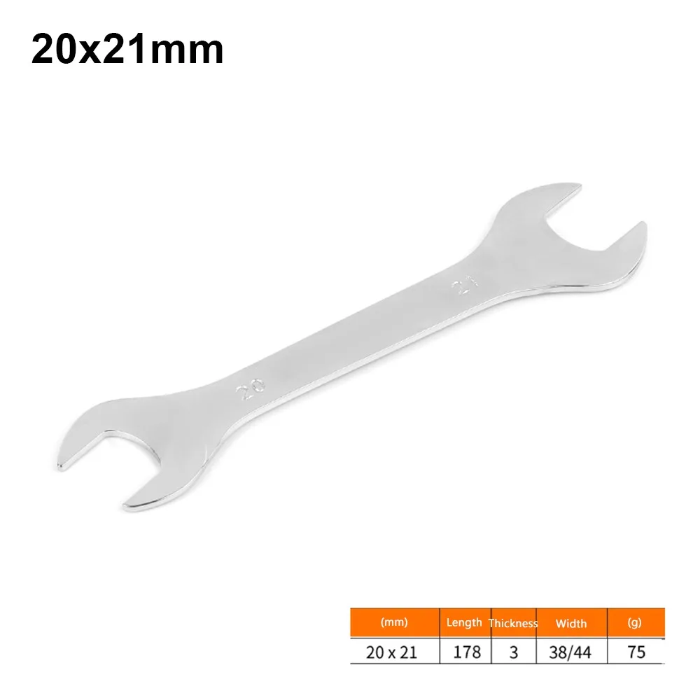 

1 шт., 3 мм, ультратонкий тонкий открытый ключ, 6-32 мм, плоский гаечный ключ Hi-Spec, многофункциональный стальной двухсторонний фиксированный гаечный ключ