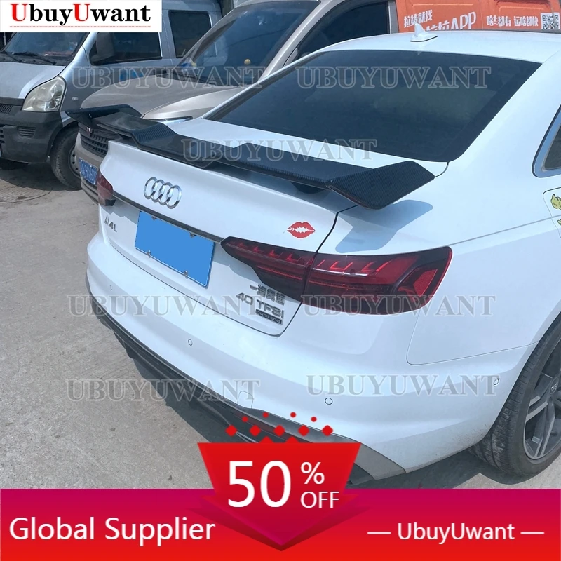 

For Audi A4 B9 2016-2022 Rear Trunk Spoiler High Quality ABS Car Tail Wing Decoration Car Accessories