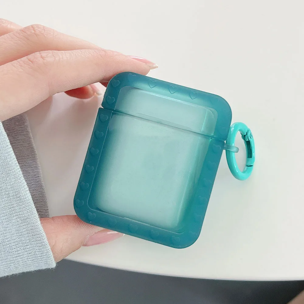 Чехол для AirPods 1/2/Pro/3 однотонный роскошный чехол с квадратной оправой в форме