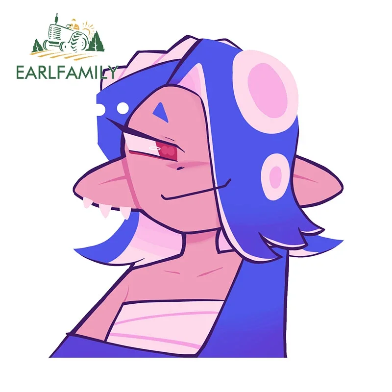 

EARLFAMILY 13 см аниме игровые автомобильные наклейки, графическая наклейка, модная защитная пленка на окна, доску для серфинга, бампер, багажник, лобовое стекло, дверь автомобиля