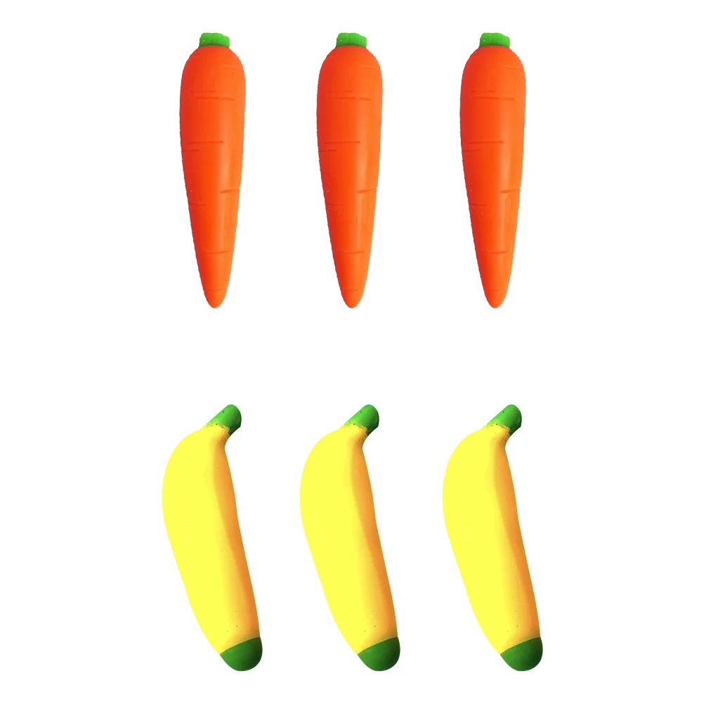 

6Pcs Stretchy Carrot Banana Elastic Stretchy Anxiety Relief