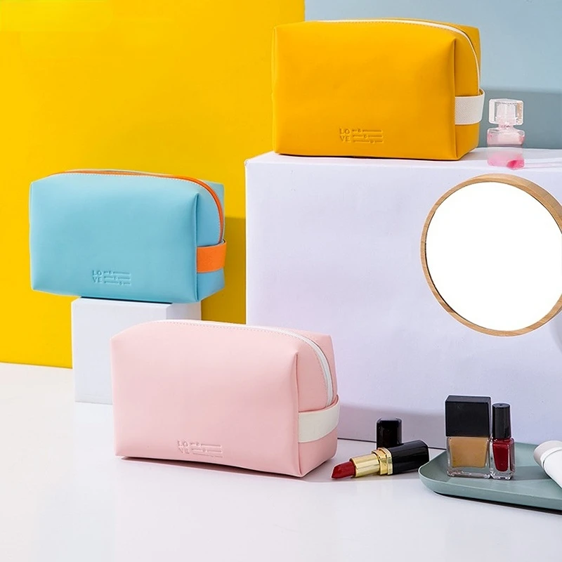

Women Top-handle Cosmetic Bags Portable Waterproof Multifunction Makeup Organizer Travel Toiletry Tampon Storage Bags Coin Pouch