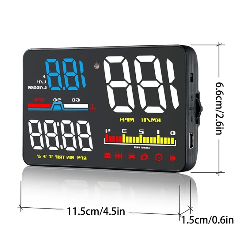 Профессиональный автомобильный спидометр тахометр дисплей проектор на лобовое