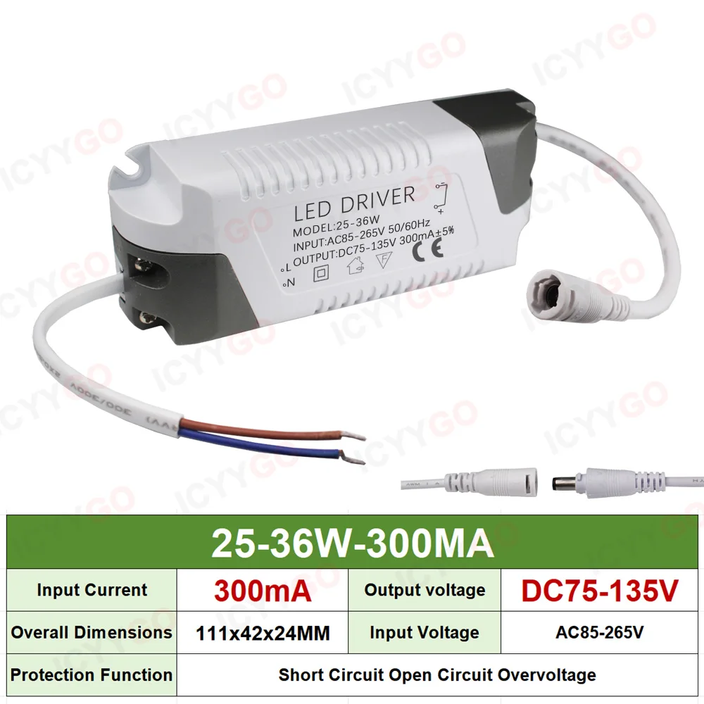 

Трансформатор ICYYGO для LED светильников 3-36Вт