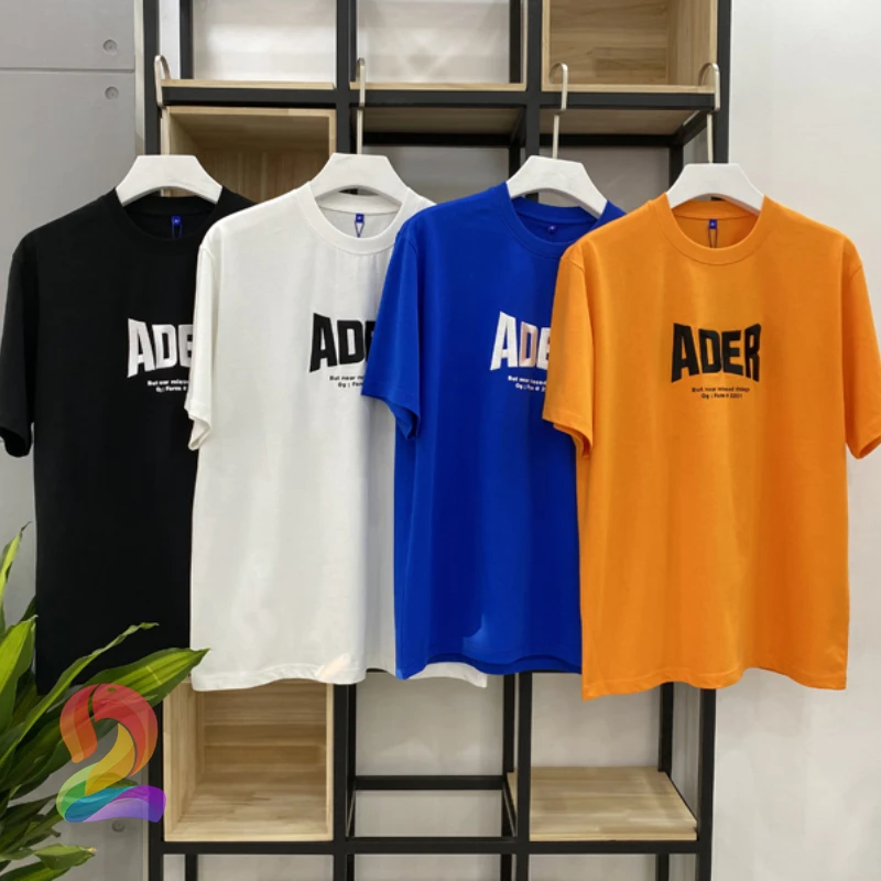 

Футболка с вышивкой Adererror, мужская и женская футболка из высококачественного хлопка с круглым вырезом, 1:1