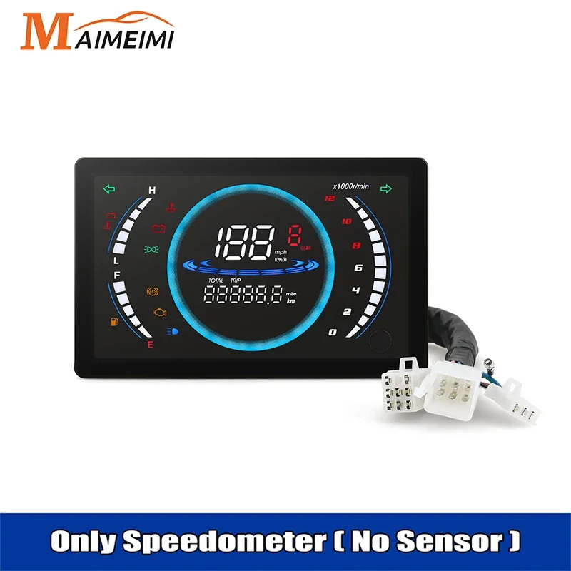 

Спидометр мотоцикла, цифровая панель приборной панели, светодиодный об/мин, уровень масла, вольтметр температуры воды для Honda EX5 Dream для мотоцикла Мексики