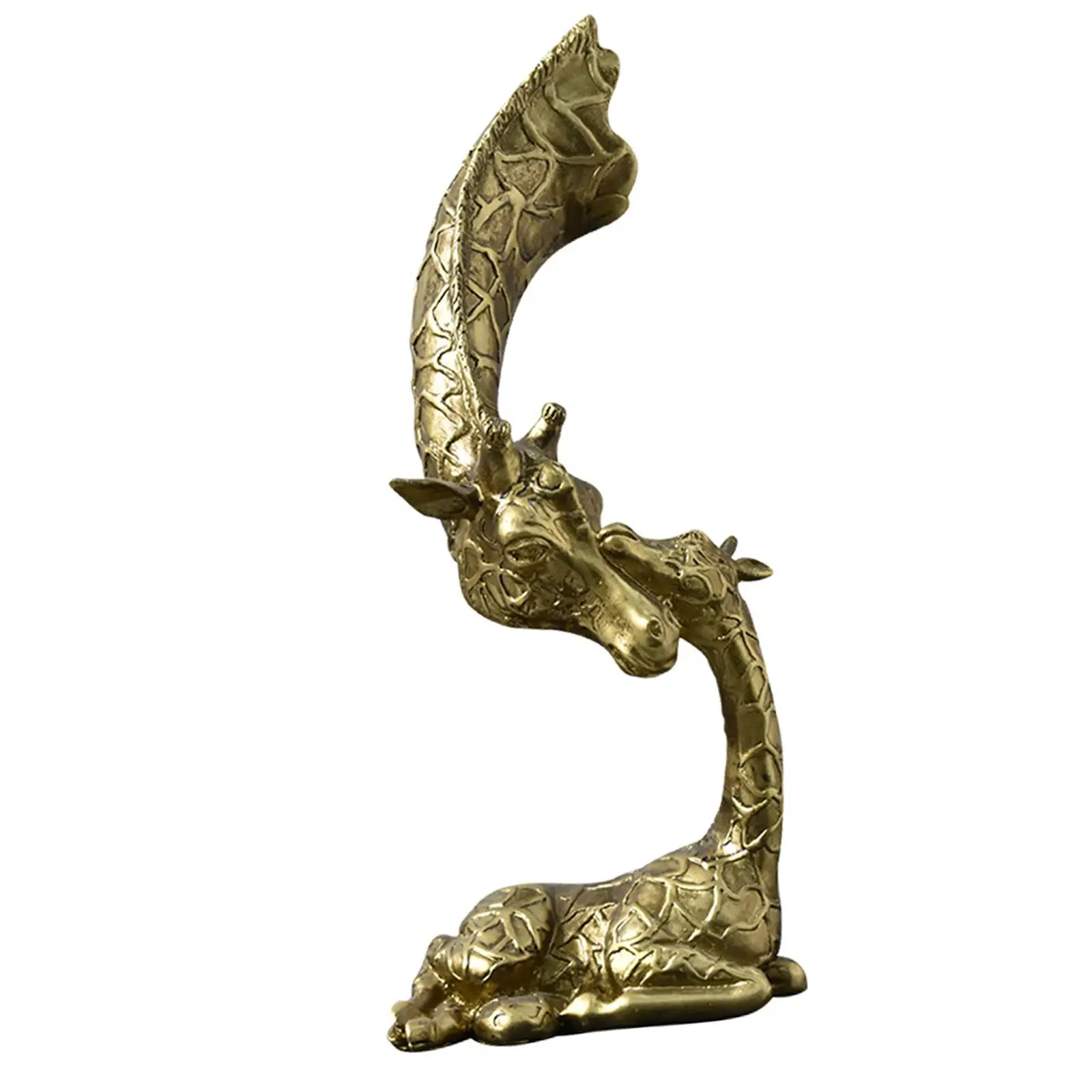 

Статуэтка жирафа из смолы, настольное украшение, статуэтка животного, декоративные фигурки жирафа для телевизора, кабинета, настольное украшение, домашние праздники