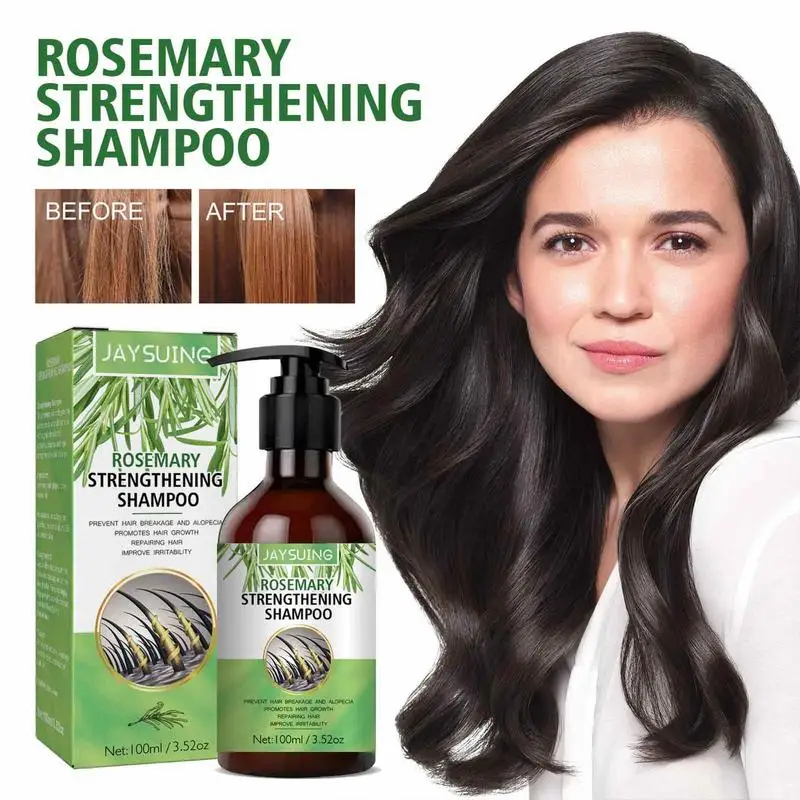 

100ml Rosemary Shampoo Hair Strengthen Volumizing Shampoo Natural Non-irritating Scalp Cleanser Rosemary Anti-hair Loss Shampoo