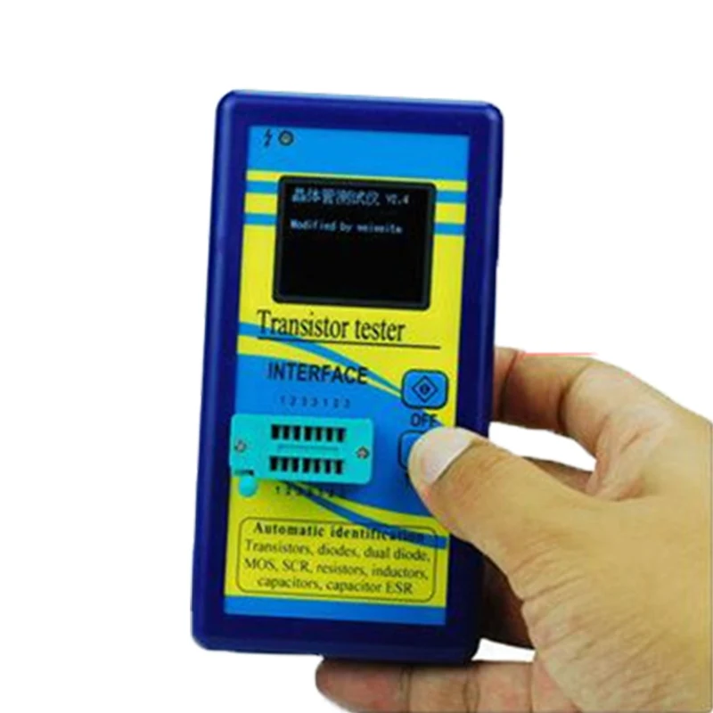 Измеритель транзисторов с графическим дисплеем M328 с функциями измерения сопротивления, индуктивности, емкости и ESR.