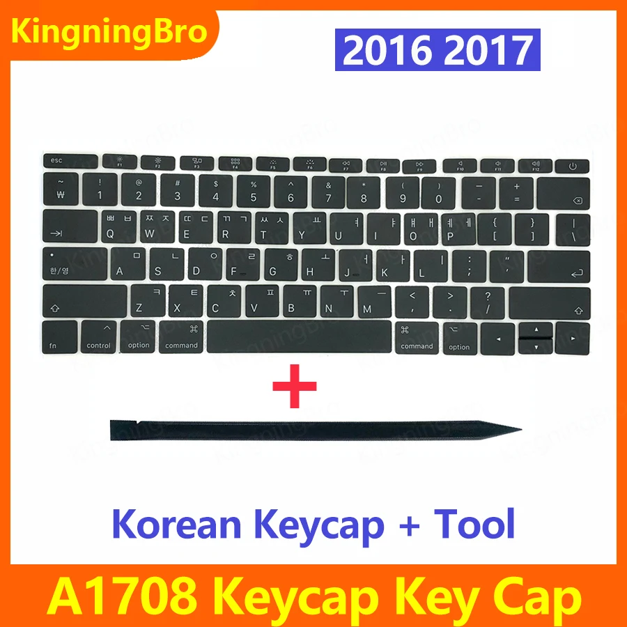 

New KR Korea Keys Keycaps For Macbook Pro Retina 13" A1708 Korean Keycap Key Cap Keyboard Repair 2016 2017 Year