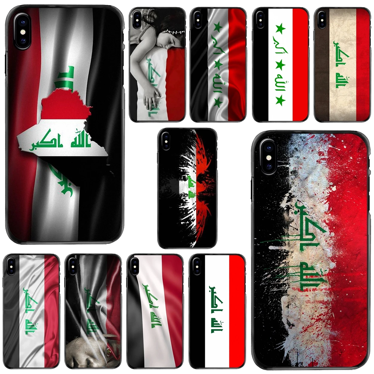 

Iraqi Iraq National Flag Banner Print Hard Case Cover For Apple iPhone 11 12 13 14 Pro MAX Mini 5 5S SE 6 6S 7 8 Plus 10 X XR XS