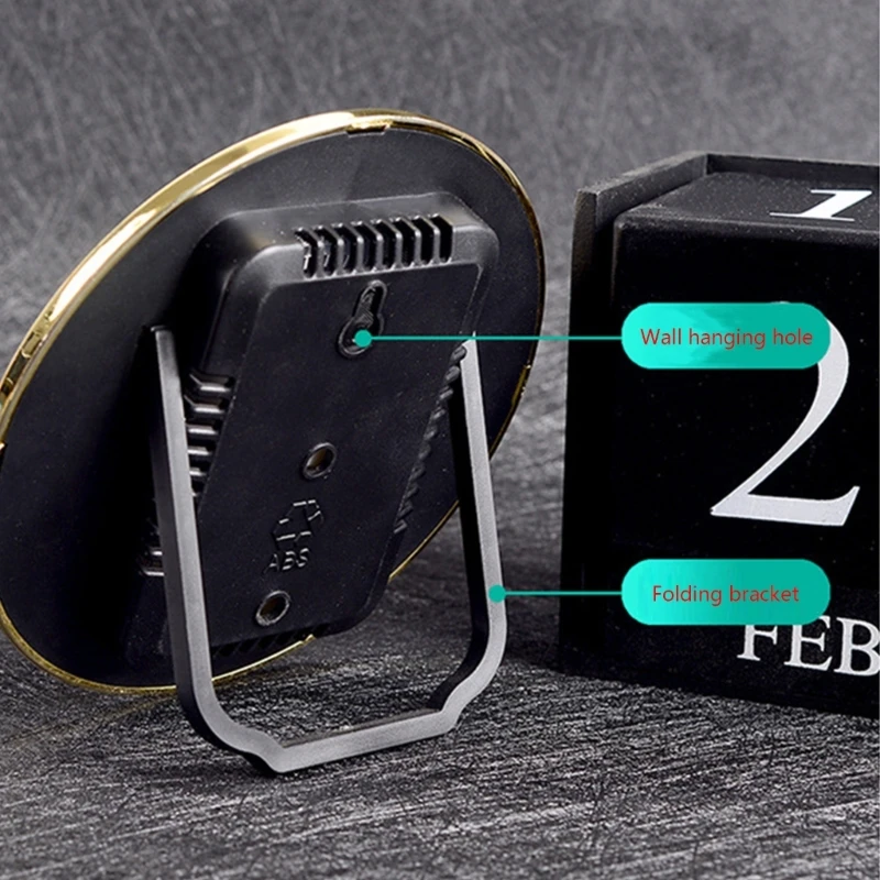 Внутренний термометр гигрометр с кронштейном подвесное отверстие аналоговый