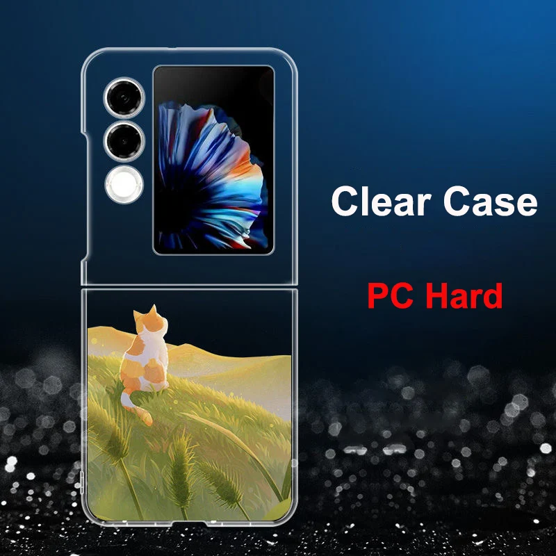 Фото Для Nubia Flip2 5G Усиленные углы Мягкий противоударный чехол из ТПУ с подушкой безопасности для Nubia Flip 2 HD Окрашенный чехол для ZTE Libero Flip 2 №2