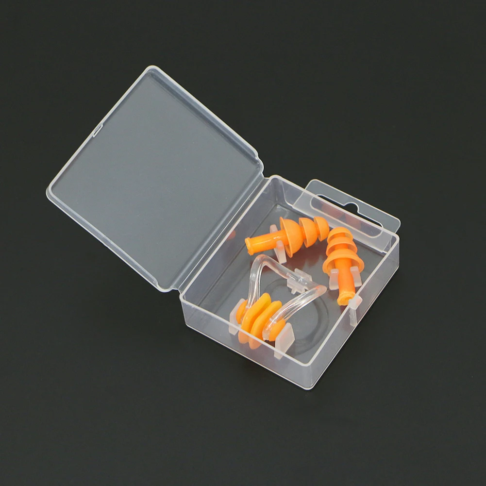 

Nose Clip Earplugs Set Soft Swimming Equipment Supplies Children Adult Waterproof Case Protective Prevent Water Protection Ear