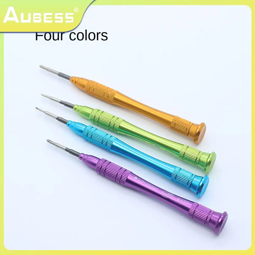 

Blue Durable Game Component Magnetic Head Disassembly Tool High Hardness Repair Tool Green Non-slip Aluminum Handle Screwdriver