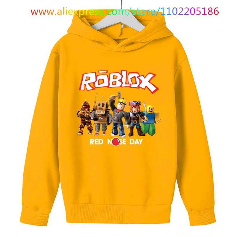 Толстовка с капюшоном Game Robloxing детская Весенняя толстовка худи повседневный