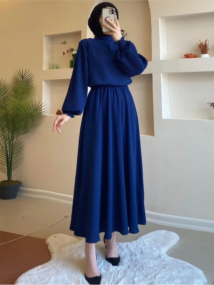 Caftan Marocain Abaya Дубай Турция мусульманское платье-хиджаб африканские платья для