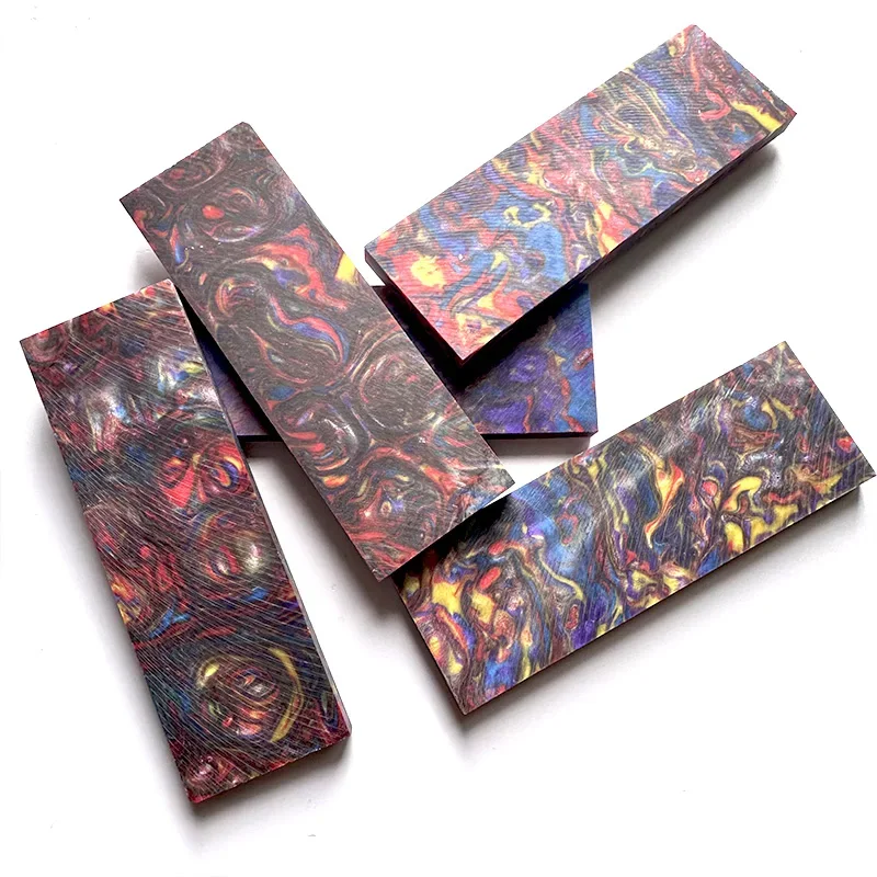 2 шт. смесь красных материалов из смолы для рукоятки ножа сделай сам состав