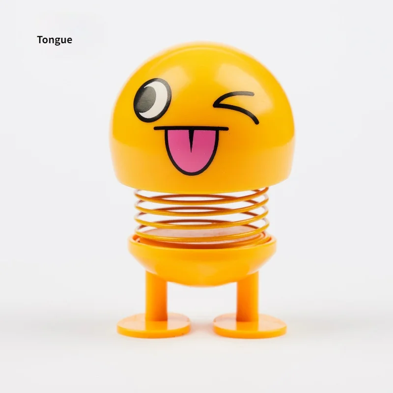 Кукла со смешной вращающейся головой маленькие украшения милые автомобильные