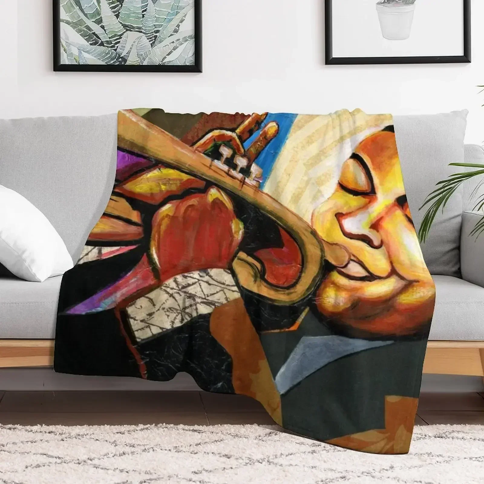 Джазовое одеяло Impresario Wynton Marsalis теплое роскошное мягкое Polar