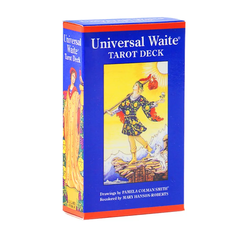 

Universal Waite Tarot Cards Deck Mysterious Divination Fate With Guidebook Multiplayer Board Games Card Game Toy Oracle Cards