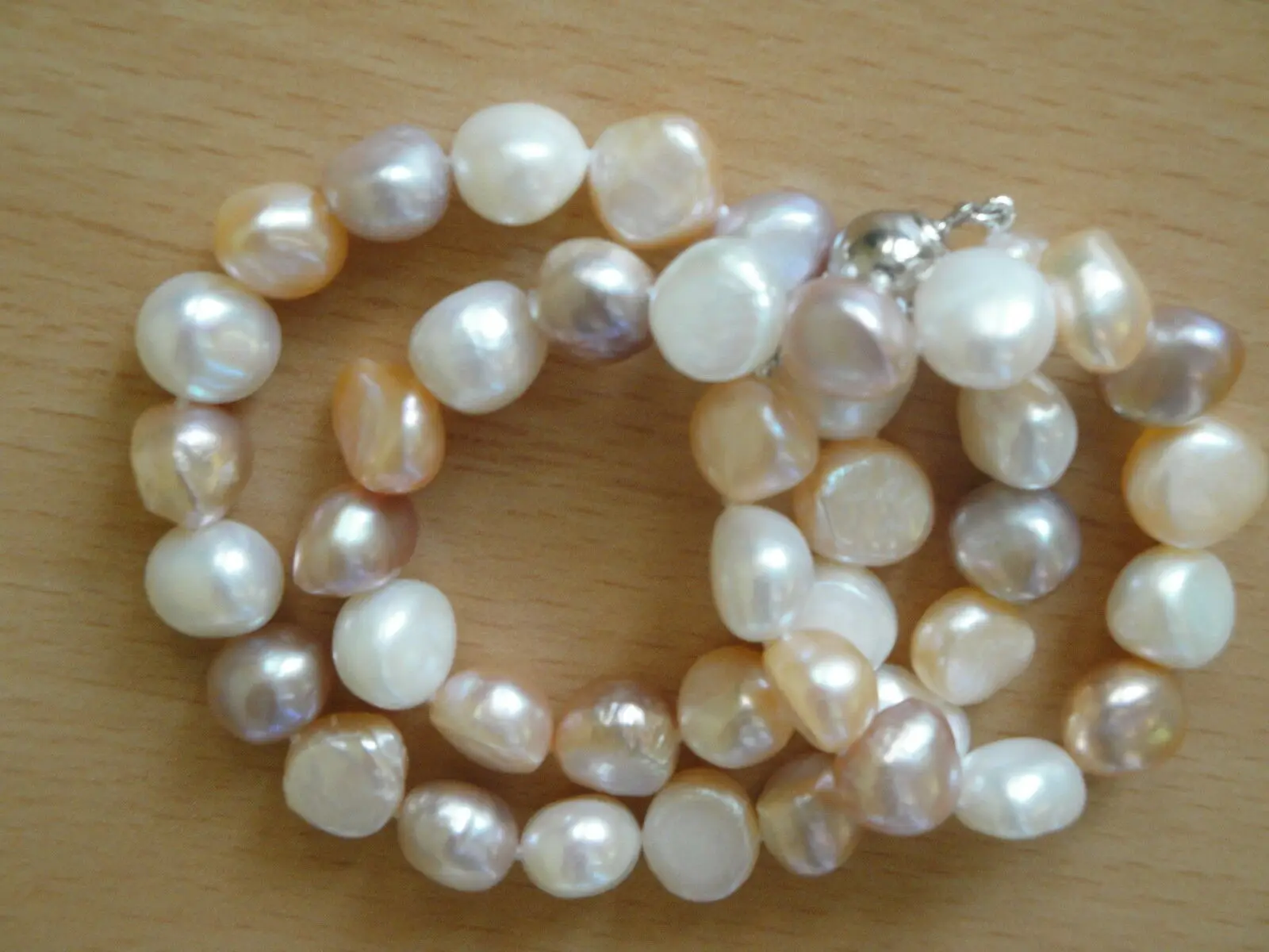 

8-9mm Multicolor Freshwater Cultured Pearl Necklace 18-35”