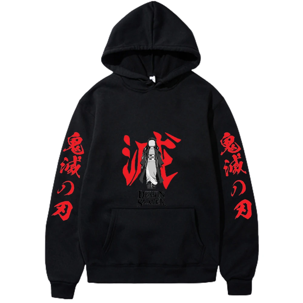 

Anime Character Demon Hunter 2D Printed Hoodie Male Four Seasons Oversized Female Pullover Multi-Colored Outdoor Teen Comics