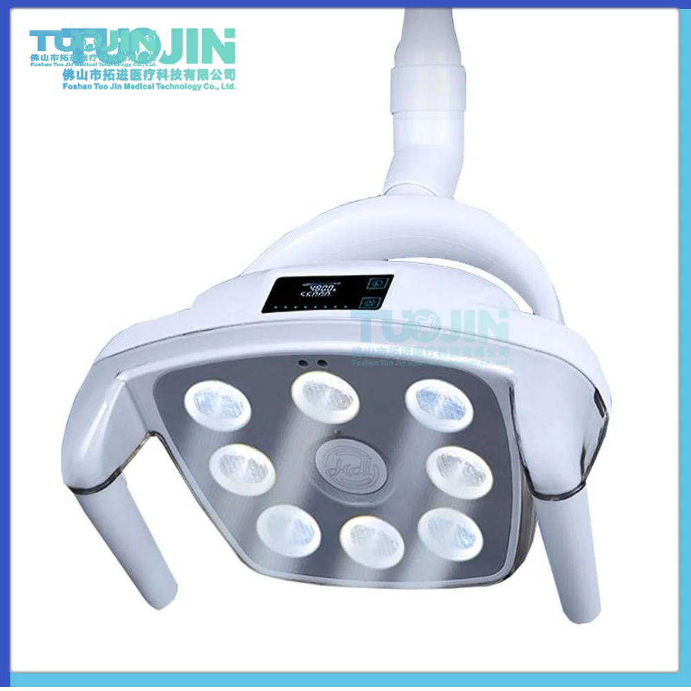Лампа для имплантации зубов, бестеневая Светодиодная лампа для имплантации зубов и стульев, холодсветильник свет, сенсорный