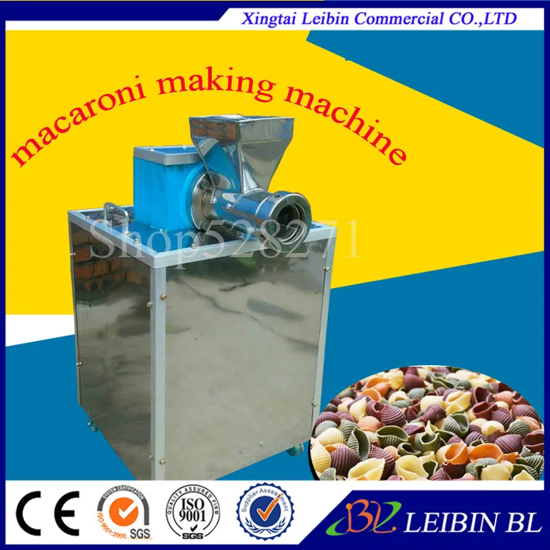 

CE Certified Pasta Machine to Produce Shell Shaped Crisp Spiral Macaroni and Vegetable Noodles / Free Shipping