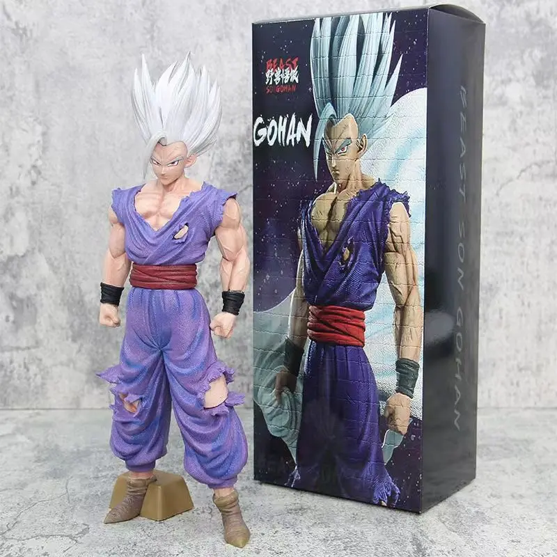 

Dragon Ball series GK Super Hero Son Gohan White God Beast wufan garage kits model furnishing articles superstar shaped doll