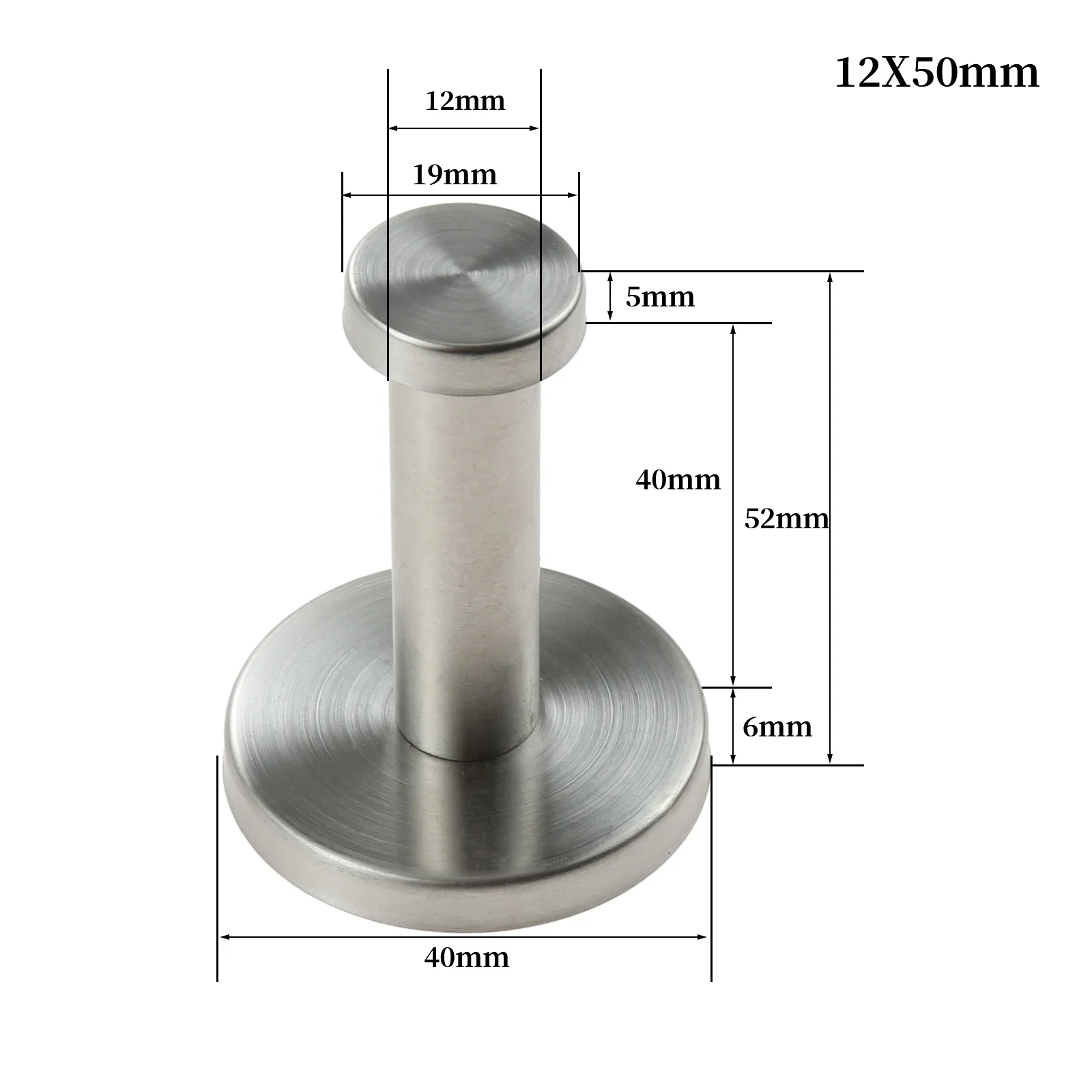 

Настенный крючок из нержавеющей стали серебристый/черный