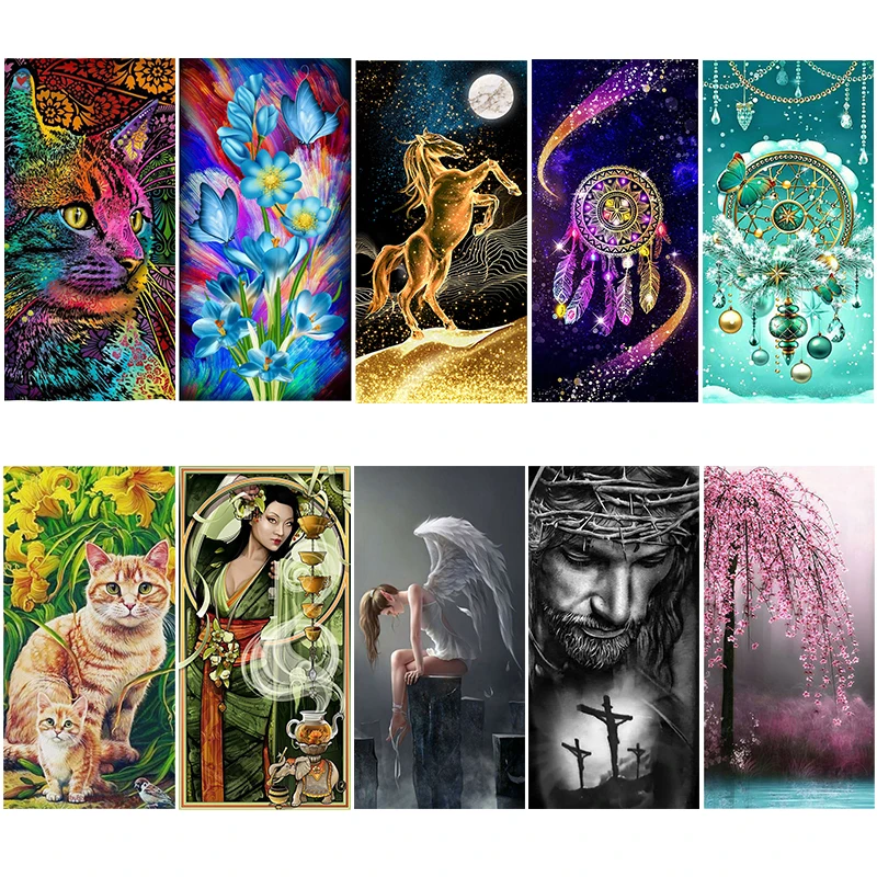 

5D Diamond Painting DIY Religion Landscape Kit Full Drill Embroidery Mosaic Pet Plant Art Picture of Rhinestones Home Decor Gift