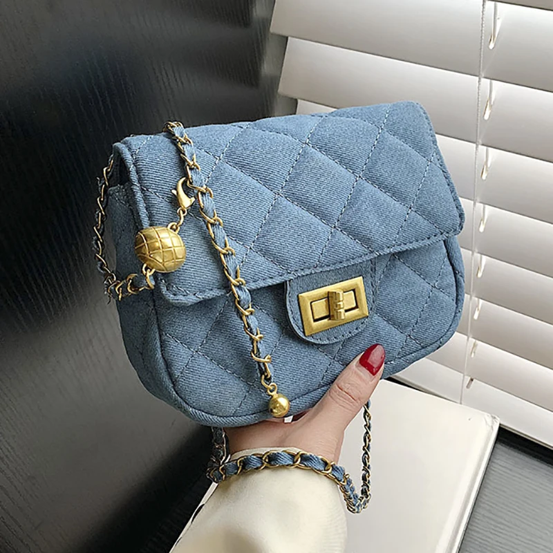 

Spring New Woman Bags Design Handbags For Women Denim Travel Trend Fashion Brand Ladies Crossbody Women's Luxury Shoulder Bag