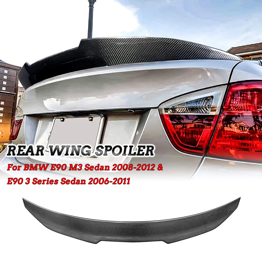 

Car Rear Trunk Lip Spoiler Wing Lip PSM Style V2 Spoiler For BMW E90 3 Series Sedan 2006-2011 & E90 M3 Sedan 2008-2012 New