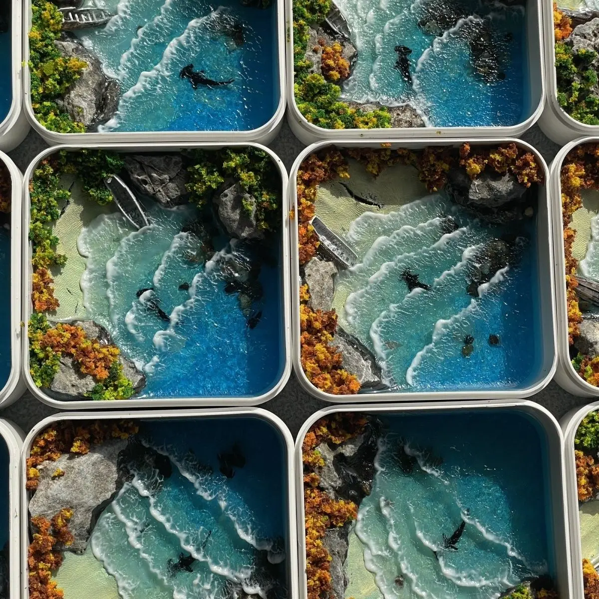 Новая модель Морского Пейзажа ручной работы домашняя микроландшафта крафтовое