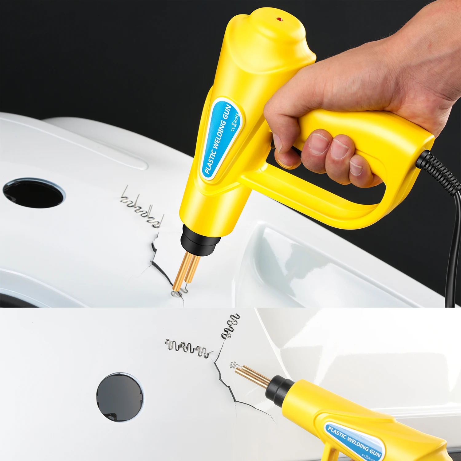 Plastic Welder Gun Hot Stapler Welding Machine Soldering Iron for Staple PVC Repairing Car Bumper Repair Tools |