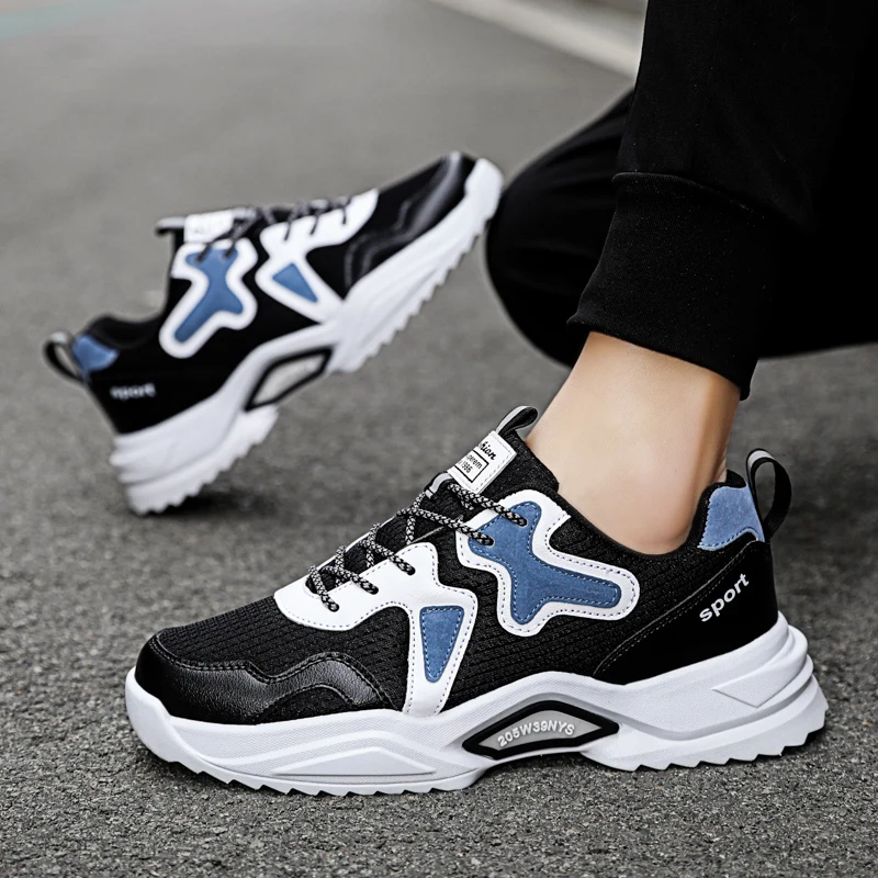 Spring Fashion Men Running Sneakers Outdoor Jogging Couple Athletic Shoes Breathable Anti-skid Tenis Masculino Wear-resisting