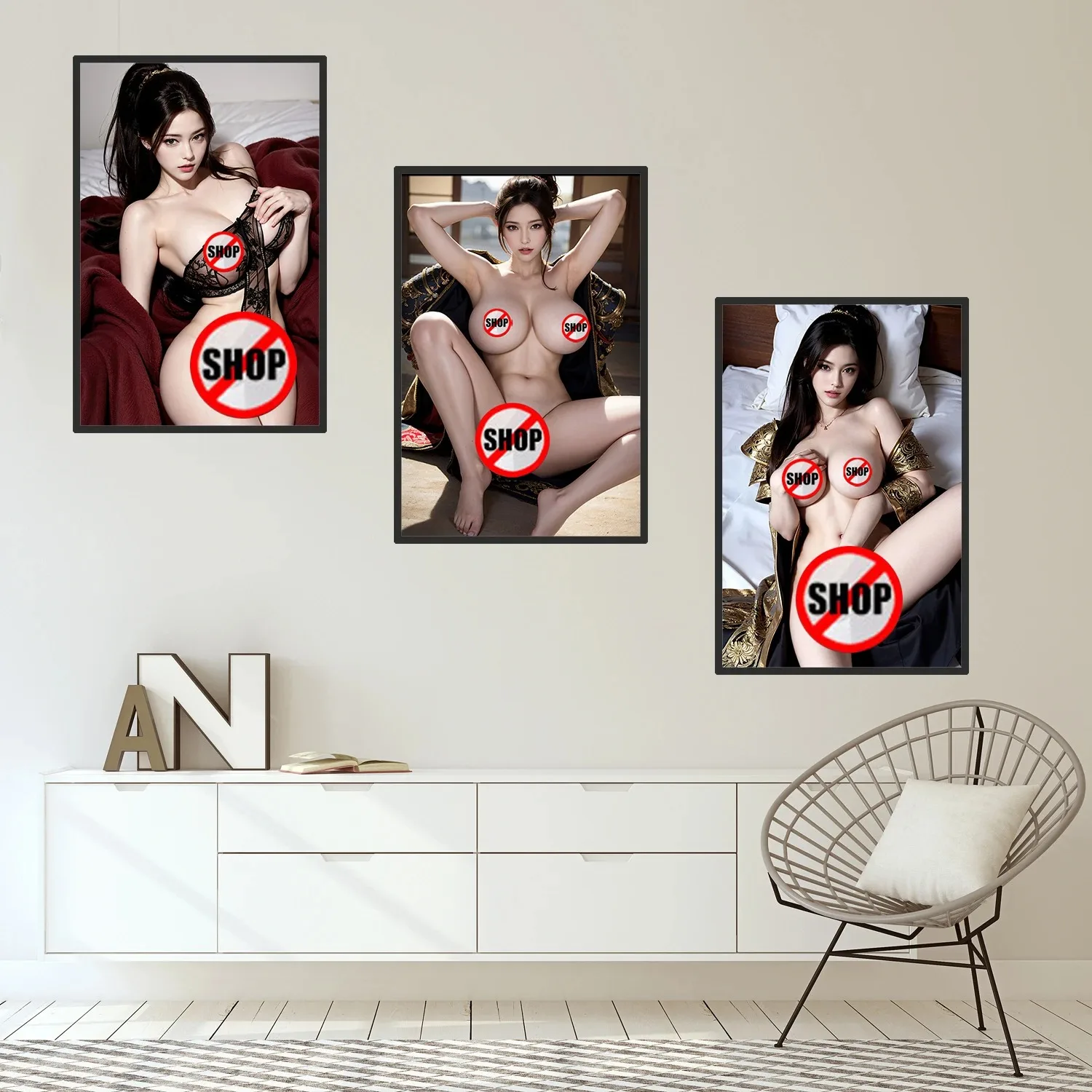 Искусственная картина в китайском стиле