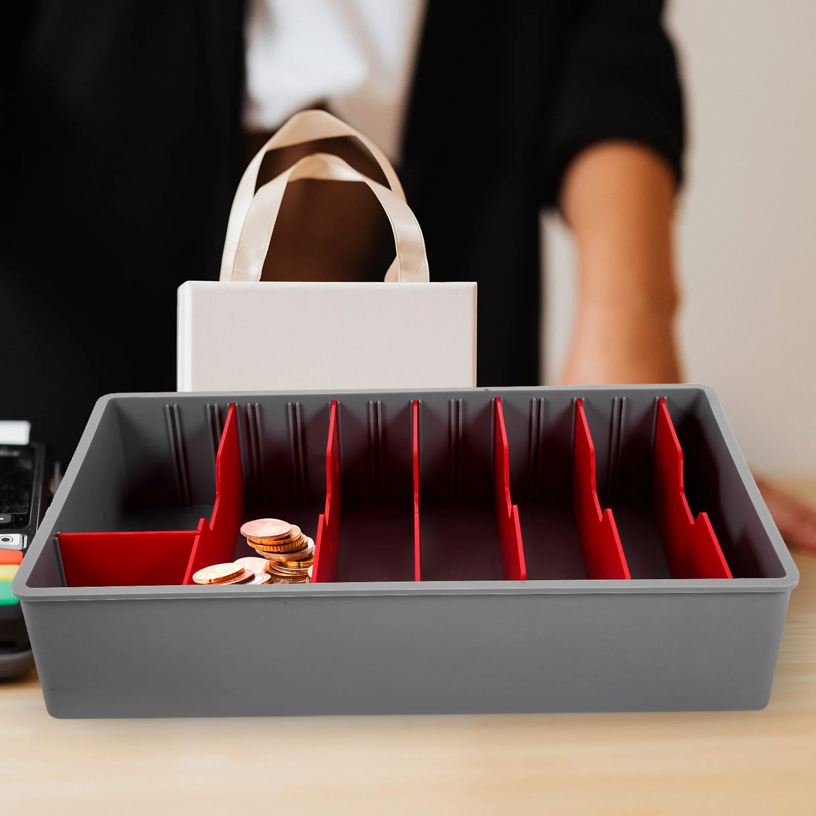 Кассовый аппарат ящик для хранения денег лоток ювелирных изделий кассир