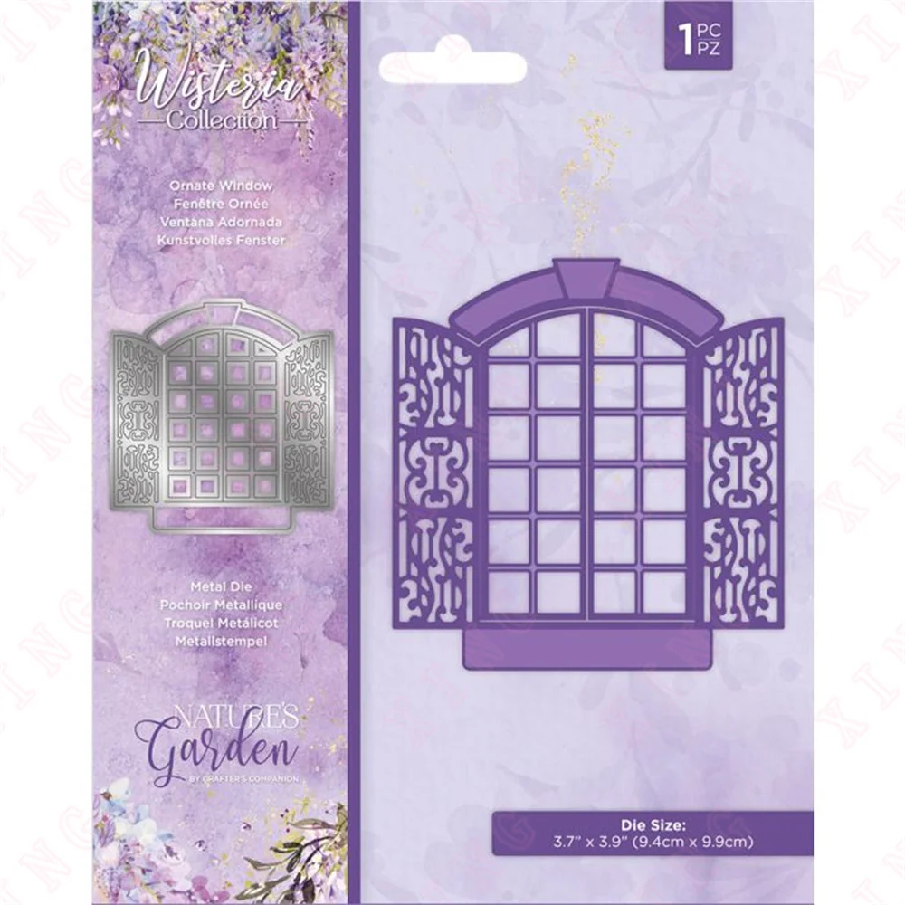 

New Arrival Scrapbook Album Decoration Embossing Template 2023 Diy Handmade Craft Holidays Ornate Window Mold Metal Cutting Dies