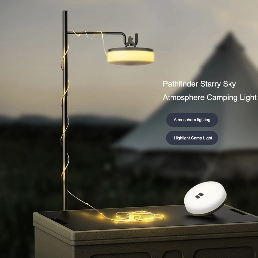 

Outdoor String Light IPX4 Waterproof Camping String Light 1800mAh Outdoor Emergency Flashlight 10M for Outdoor Garden Decoration