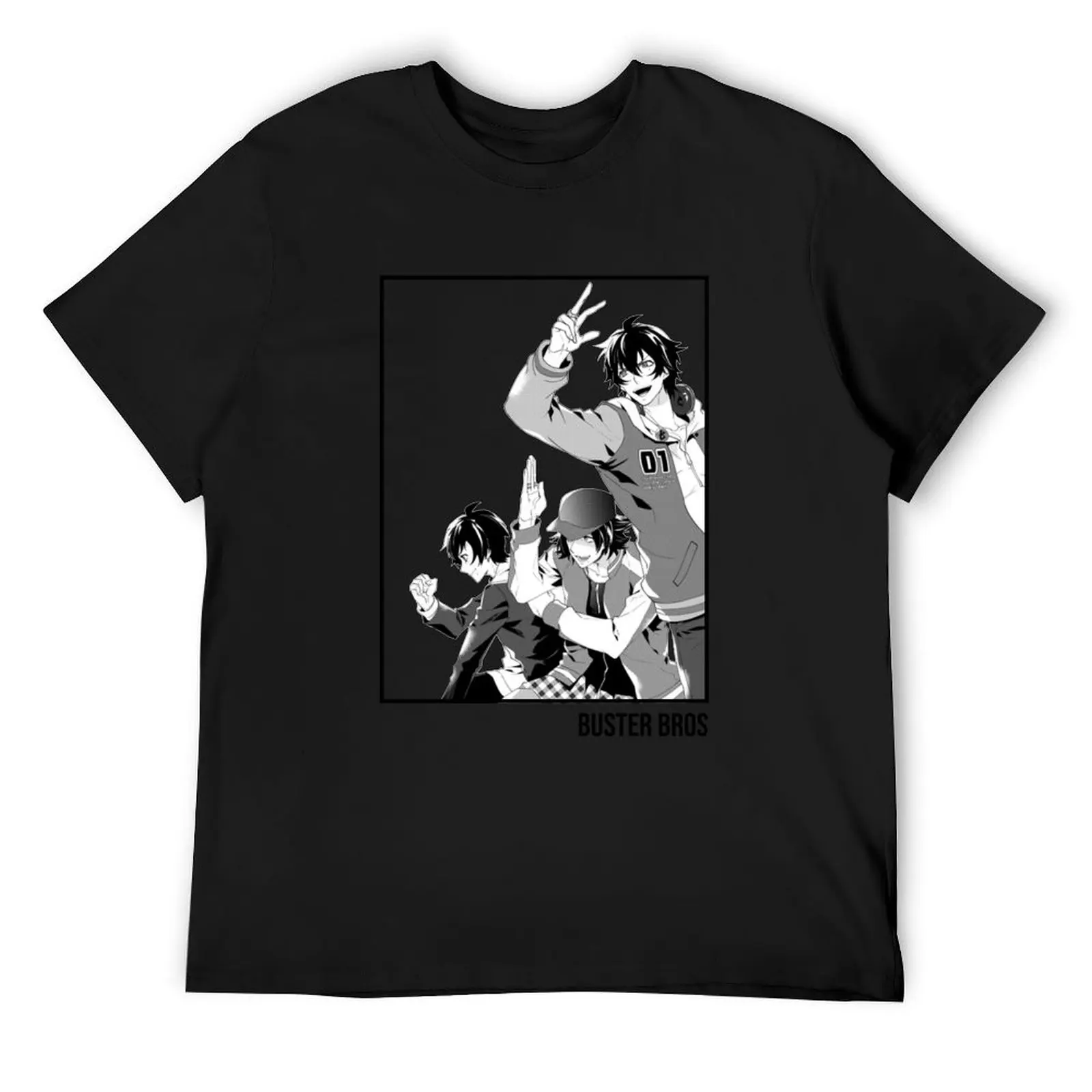 Футболка Hypnosis Mic Buster Bros с графическим рисунком винтажные спортивные толстовки