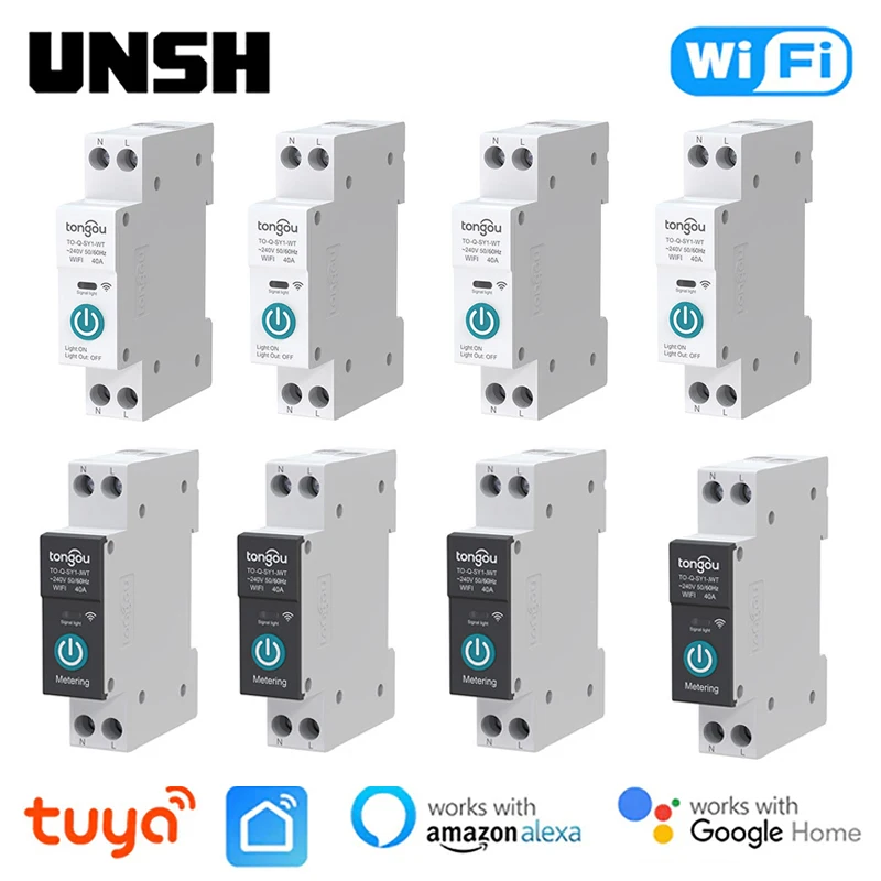 

Умный выключатель с Wi-Fi, 1P, 63 А