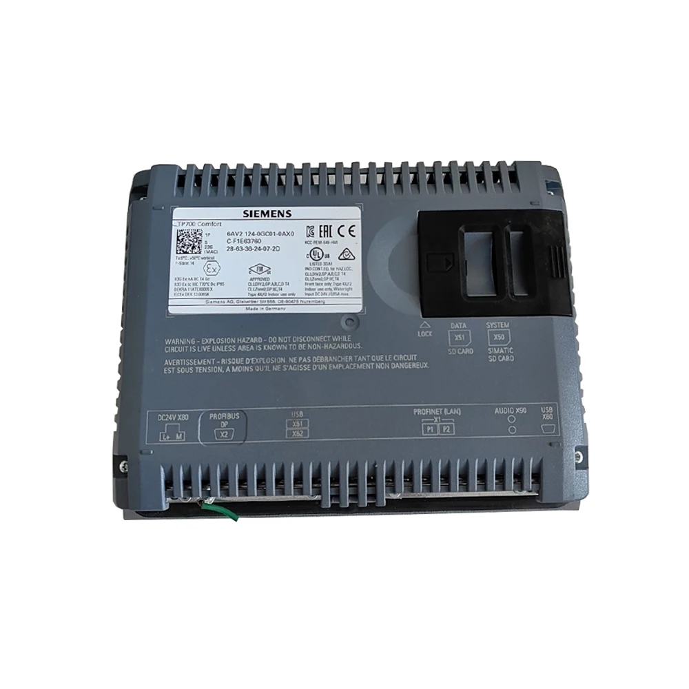 100% оригинальный контроллер ПЛК Simatic TP700 7 сенсорная панель 700 HMI 6AV2 124-0GC01-0AX0
