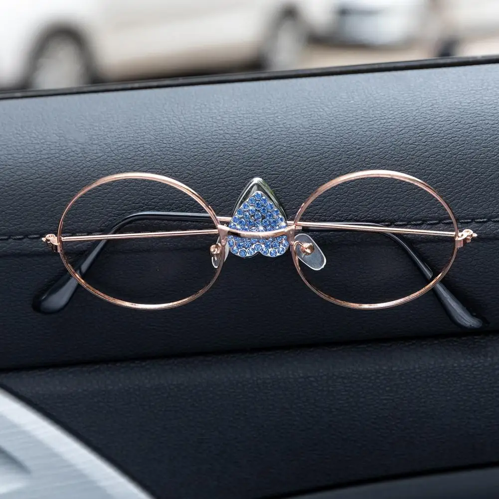 

Auto Hanger Easy to Paste Auto Organizer Hook Rhinestone Love Heart Shape Bag Key Car Seat Back Storage Hanger