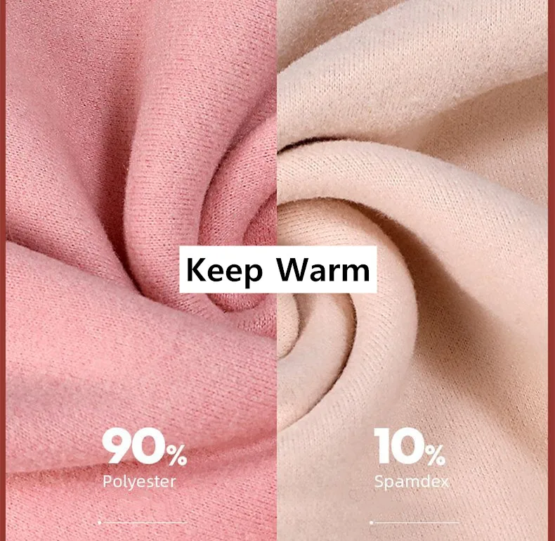 Yasuk Winter Fashion Men's Women's Thermal Underwear Long Johns Super Warm Solid Soft Casual Double Faced Velvet Top With Pants